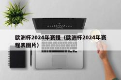 欧洲杯2024年赛程（欧洲杯2024年赛程表图片）